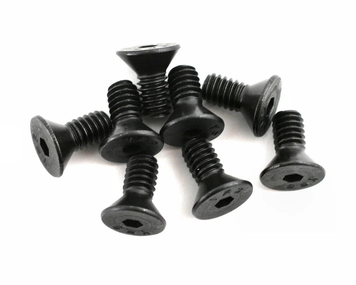 Losi Vis à tête plate 8-32x3/8” (x8) LOSA6264