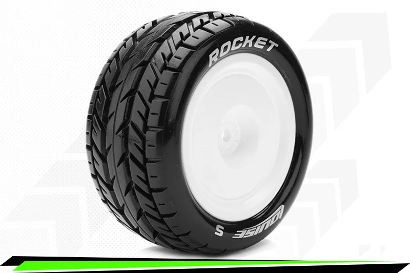 Louise RC Pneus + Jantes E-Rocket Buggy 1/10 Soft 4WD AR (x2) LR-T3188SWKR - Image 2