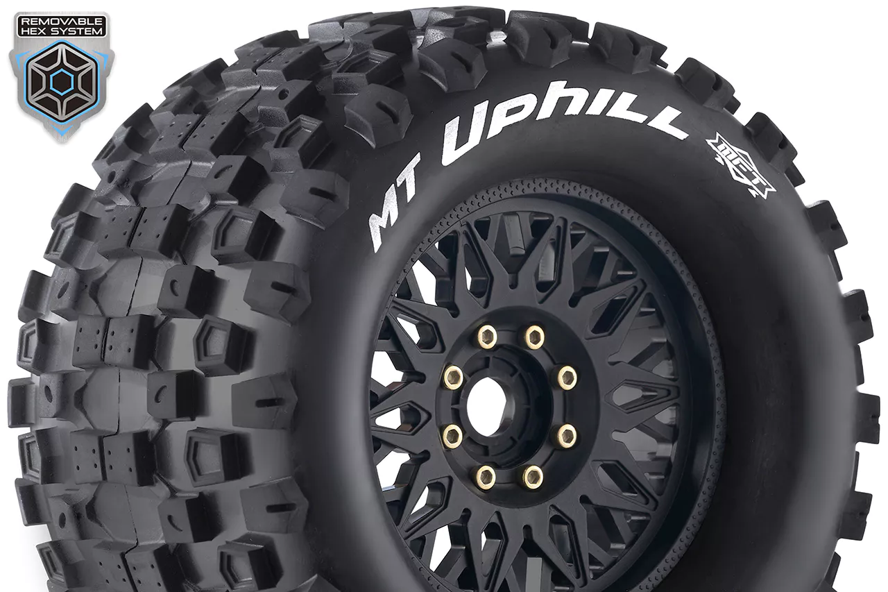 Louise RC Pneus 1/8 MFT Mt-Uphill + Jantes 3.8 LR-T3322X - Image 2