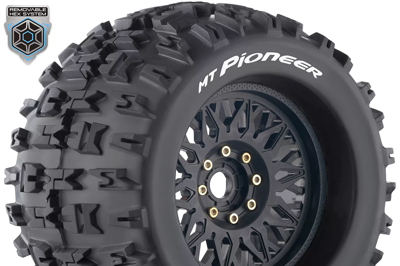 Louise RC Pneus 1/8 Mt-Pioneer + Jantes 3.8 LR-T3218X - Image 2