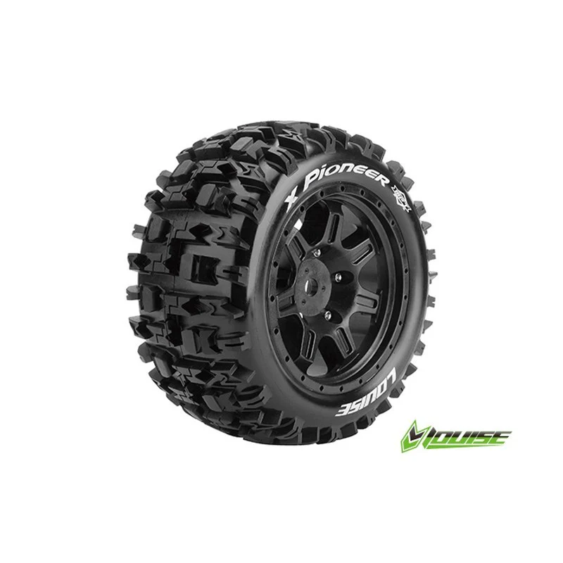 Louise RC Pneus X-Pioneer MFT + Jantes X-Maxx (x2) LR-T3296B