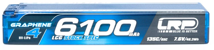 LRP Accu Lipo LCG HV 7.6V 6100mAh 135C Graphene 4 431281 - Image 2