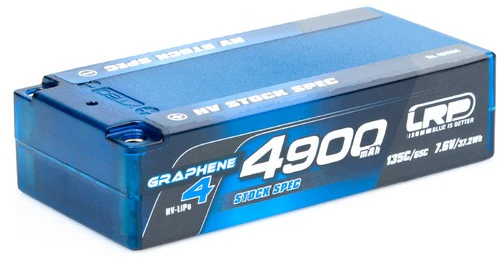 LRP Accu Lipo Shorty HV 7.6V 4900mAh 135C Graphene 4 431284