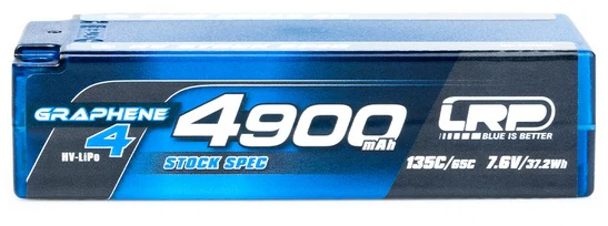 LRP Accu Lipo Shorty HV 7.6V 4900mAh 135C Graphene 4 431284 - Image 2