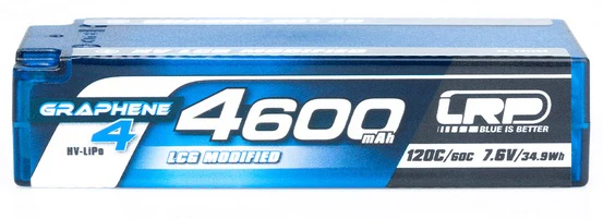 LRP Accu Lipo Shorty LCG HV 7.6V 4600mAh 120C Graphene 4 431286 - Image 2