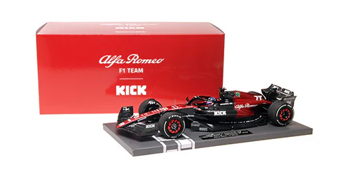 MiniChamps Alfa Romeo Ferrari C43 24 Valtteri Bottas F1 2023 117230177 - Image 2