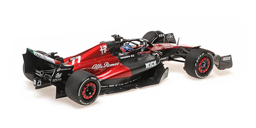 MiniChamps Alfa Romeo Ferrari C43 24 Valtteri Bottas F1 2023 117230177 - Image 4