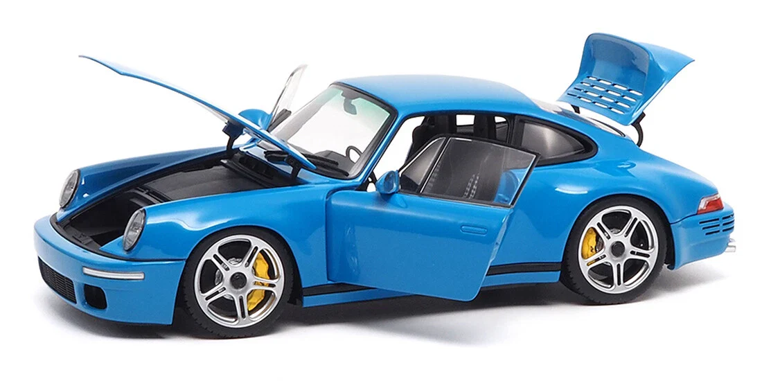 MiniChamps Almost Real Porsche 911 RUF SCR Maxico Bleu 1/18 ALM880202 - Image 2