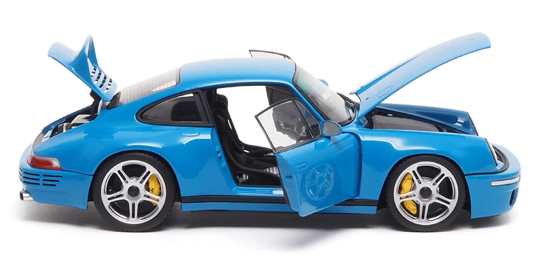 MiniChamps Almost Real Porsche 911 RUF SCR Maxico Bleu 1/18 ALM880202 - Image 6
