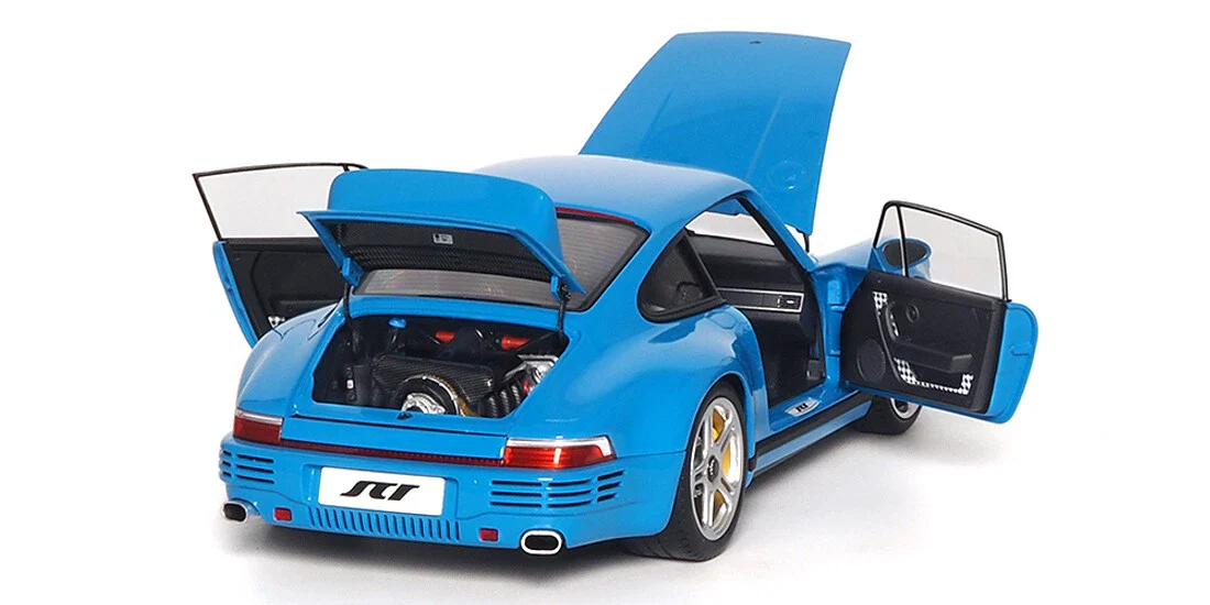 MiniChamps Almost Real Porsche 911 RUF SCR Maxico Bleu 1/18 ALM880202 - Image 9