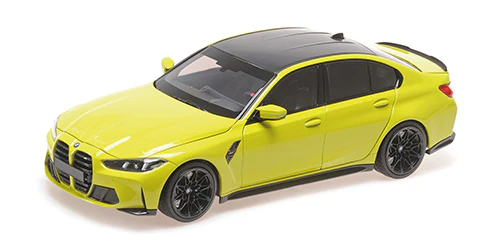 MiniChamps BMW M3 2024 Jaune 1/18 110020222