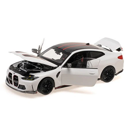 MiniChamps BMW M4 CSL 2022 Gris Mat 1/18 110023022 - Image 2