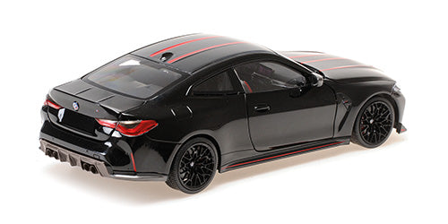 MiniChamps BMW M4 CSL 2022 Noir 1/18 110023021 - Image 2