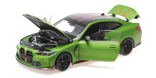 MiniChamps BMW M4 CSL 2022 Vert Mat 1/18 110023020 - Image 2