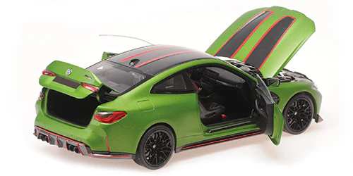 MiniChamps BMW M4 CSL 2022 Vert Mat 1/18 110023020 - Image 3