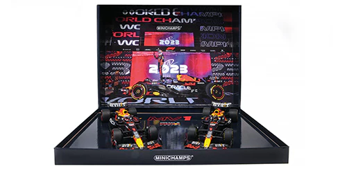 MiniChamps Coffret Red Bull RB19 F1 World Champion 1/18 112231801 - Image 2