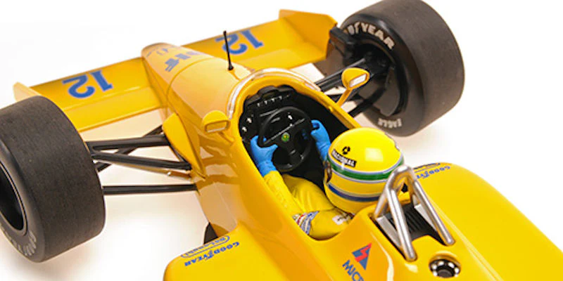 MiniChamps Lotus Honda 99T Dirty Ayrton Senna F1 Monaco 1987 540873892 - Image 2