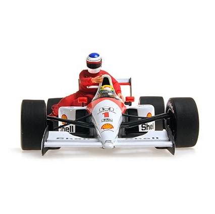 MiniChamps McLaren Honda MP4/6 Ayrton Senna avec Jean Alesi GP Mexique 1991 540911828 - Image 3
