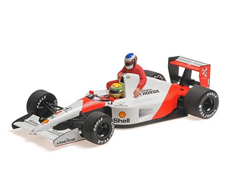 MiniChamps McLaren Honda MP4/6 Ayrton Senna avec Jean Alesi GP Mexique 1991 540911828 - Image 6