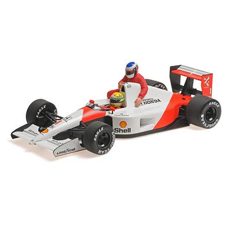 MiniChamps McLaren Honda MP4/6 Ayrton Senna avec Jean Alesi GP Mexique 1991 540911828 - Image 7