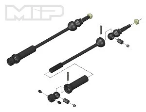 MIP Cardan Acier X-Duty CVD (x2) E-Revo 18130 - Image 2