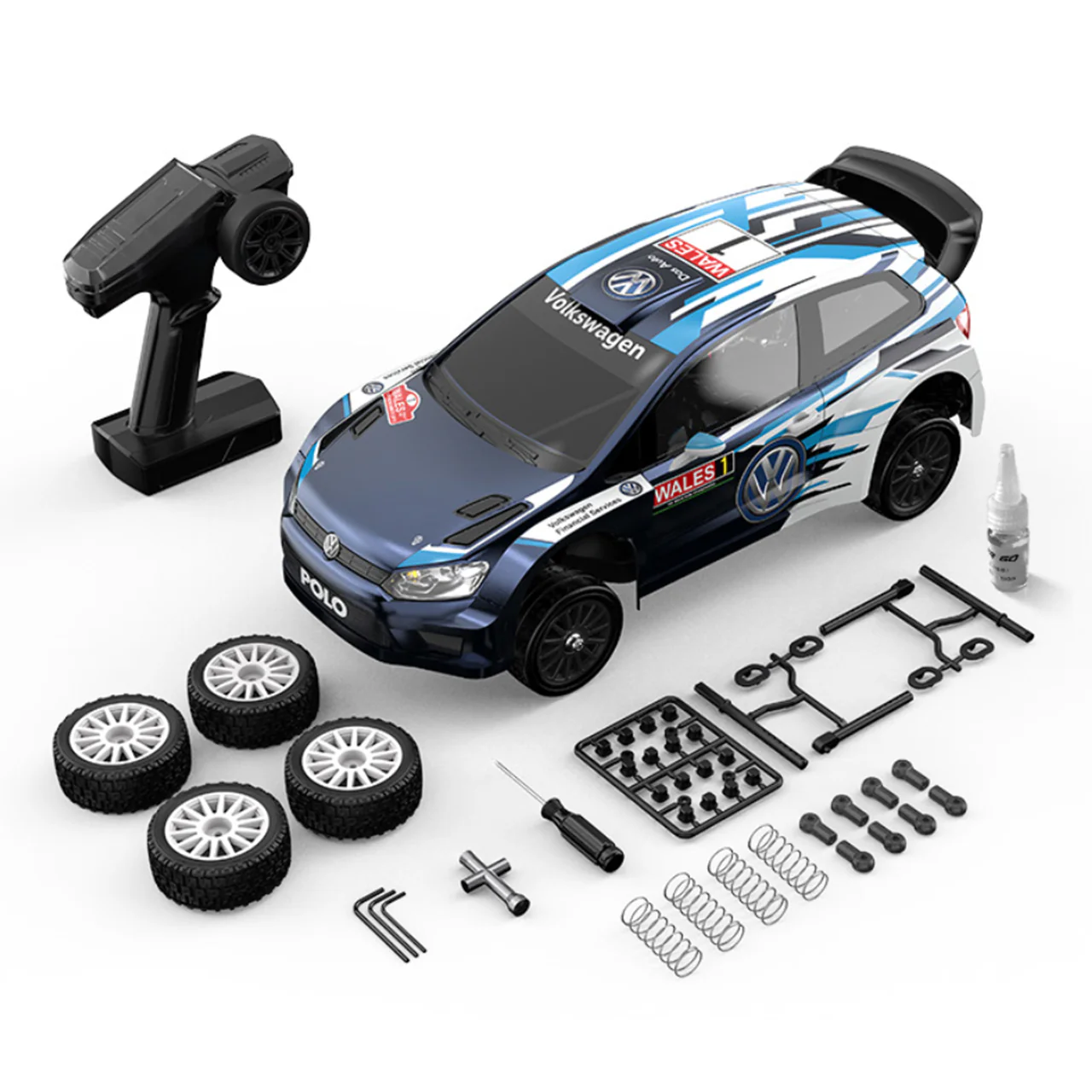 MJX Hyper Go Volkswagen Polo R WRC 1/10 4WD RTR MX-10304 - Image 6