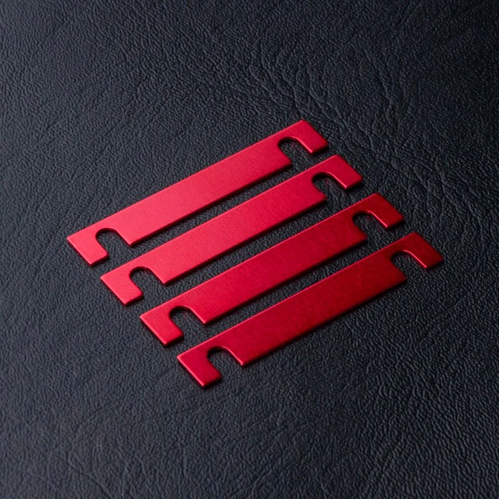 MST Entretoises 0.5mm alu rouge (x4) 820063R