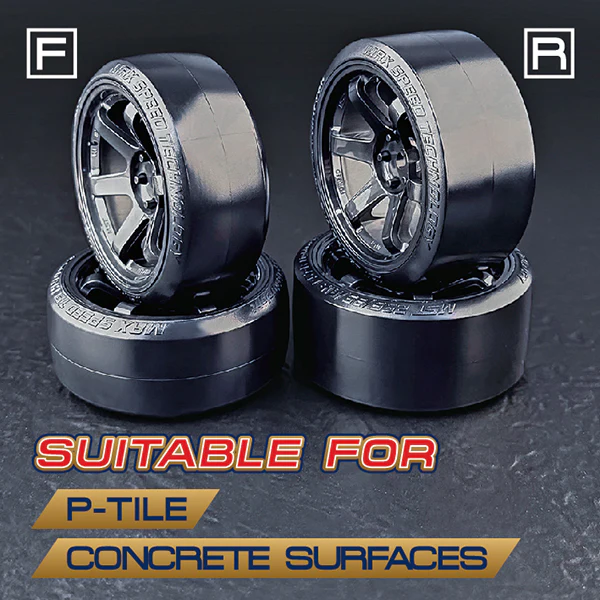 MST Pneus Drift PST V2 HDPE Hard (x4) 830013 - Image 3