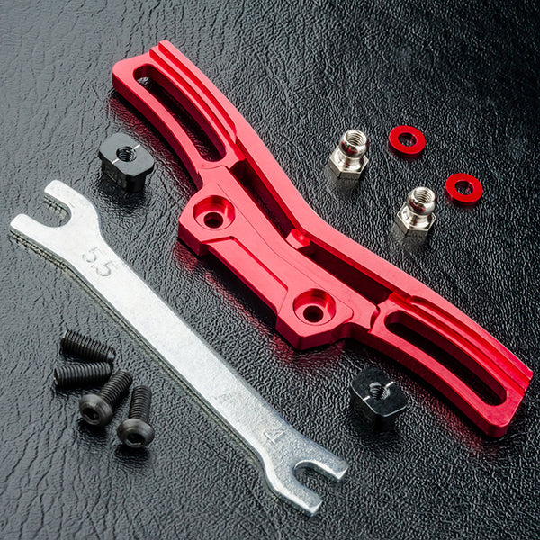 MST Support amortisseur Avant Alu Rouge 210577R