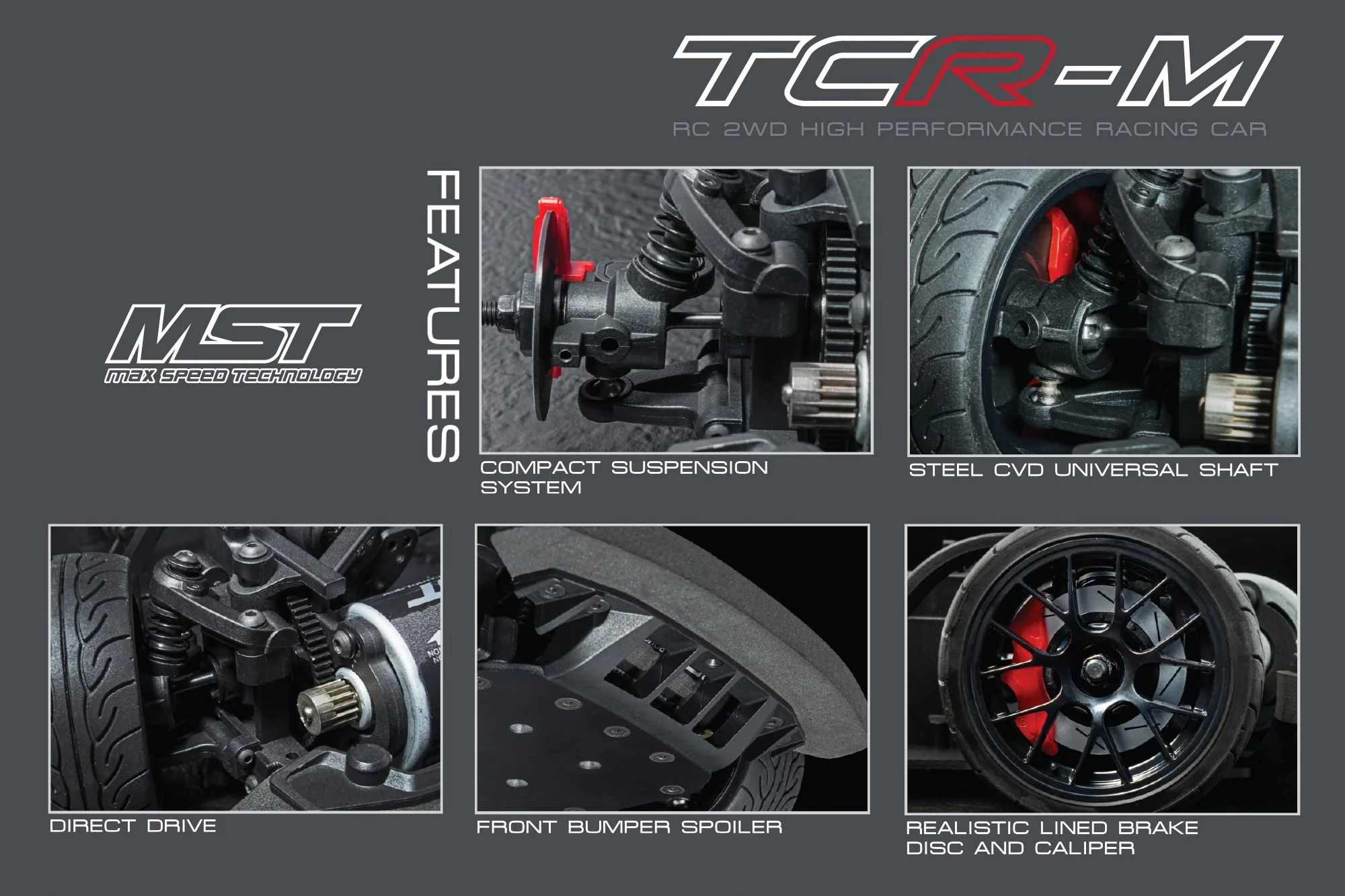 MST TCR-M FF 2WD On Road A110 KIT 532194B - Image 6