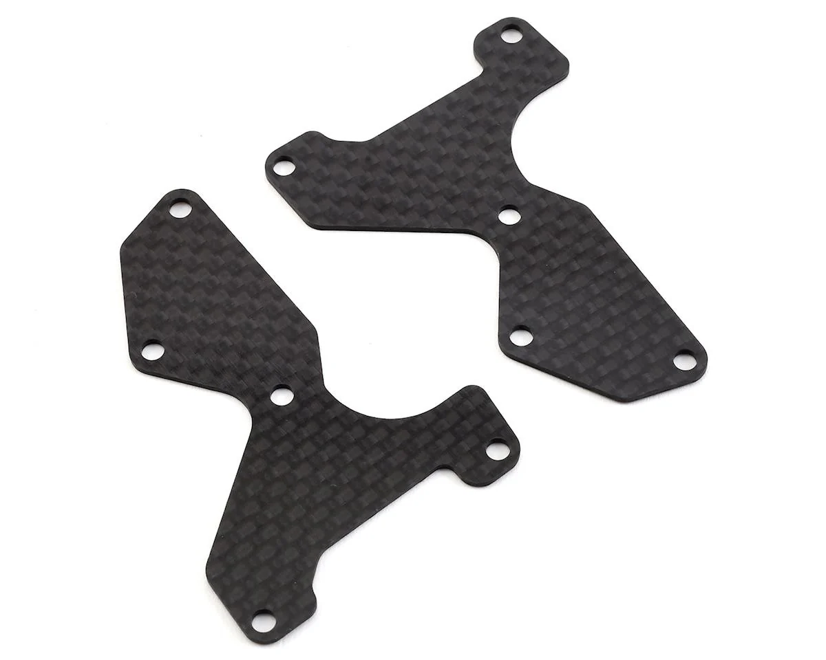 Mugen Renfort Triangle inférieur avant Carbone 1.2mm (x2) MBX8 E2155B