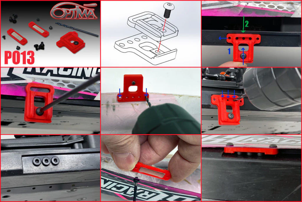 Optima Kit de Fixation Aimanté pour Carrosserie PO13 - Image 2