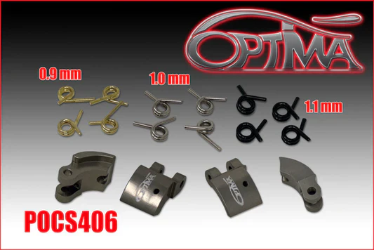 Optima Masselottes d'Embrayage High Grip 4 Points Alu POCS406