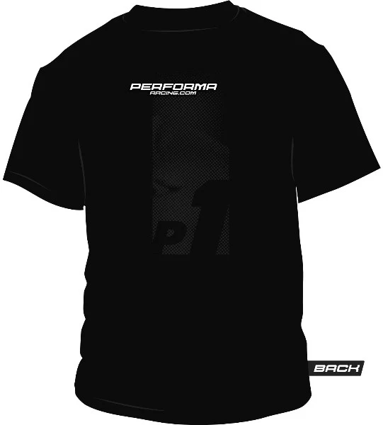 Performa T-Shirt Racing Noir S à XXXL - Image 2