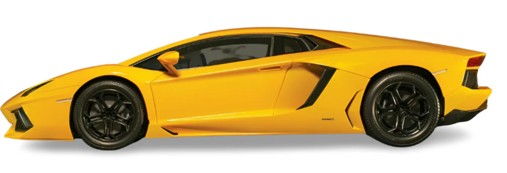 Pocher Diecast Lamborghini Aventador LP 700-4 Giallo Orion - Image 3