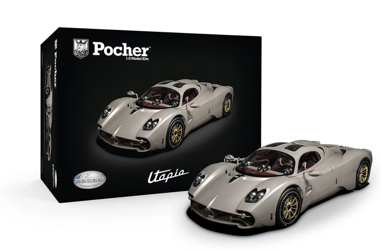 Pocher Diecast Pagani Utopia Coupé Rinascimento Lucido HK120 - Image 8