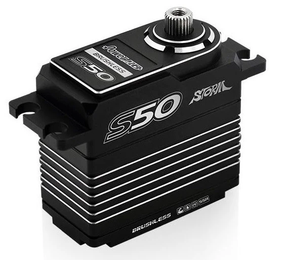Power HD Servo S50 BRUSHLESS BOITIER ALU SSR HV (50KG/0.10SEC)