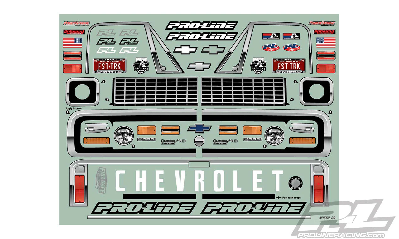 Proline Carrosserie 1972 Chevy C-10 Drag 3557-00 - Image 6