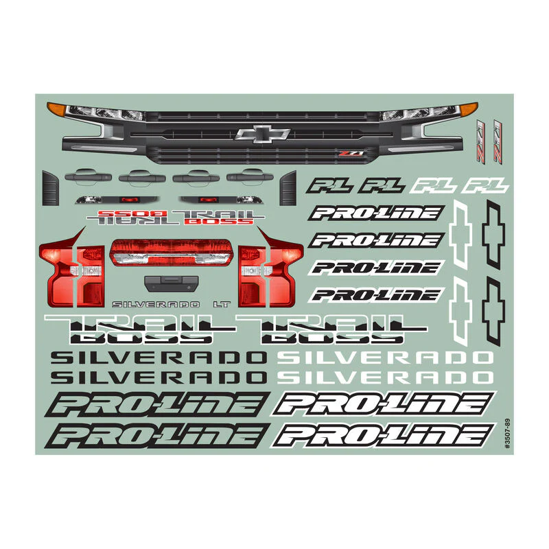 Proline Carrosserie Chevy Silverado Z71 2019 X-Maxx Pré-découpé 3507-17 - Image 8