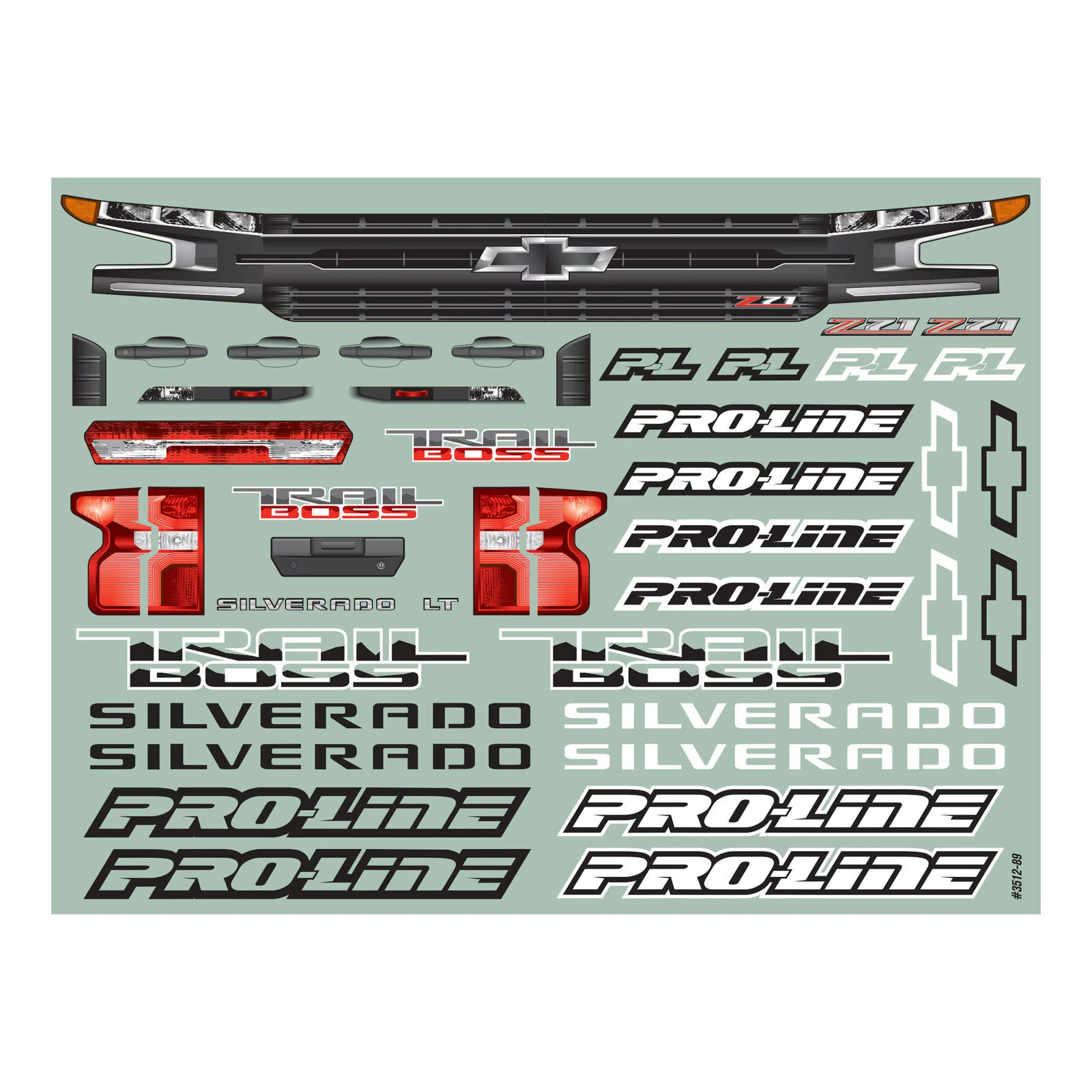 Proline Carrosserie Chevy Silverado Z71 Trail Boss SC 3512-00 - Image 6