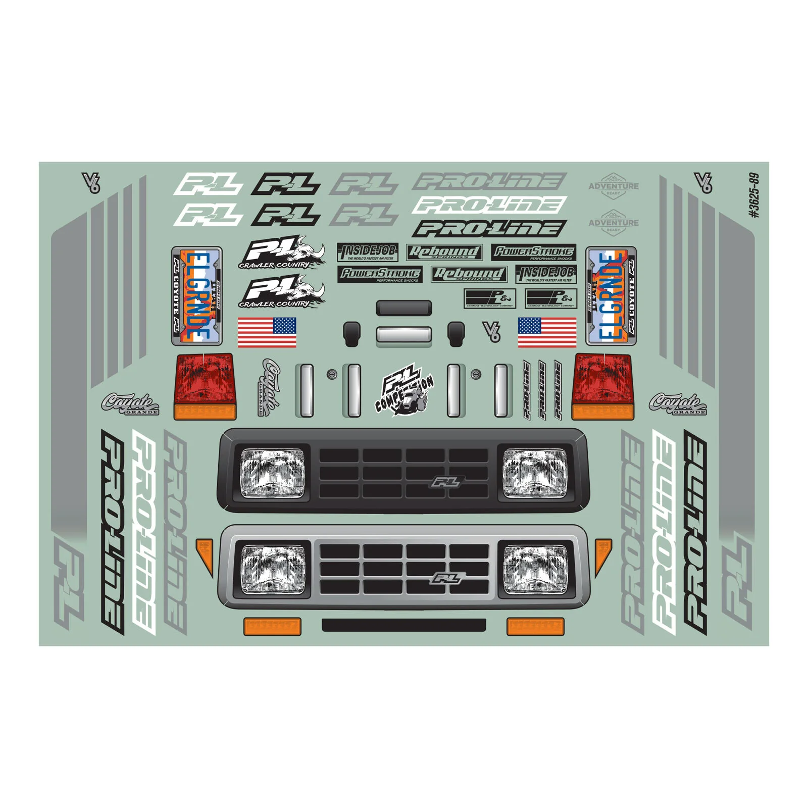 Proline Carrosserie Coyote Grande Clear Body 313mm Non Peinte PRO362500 - Image 5