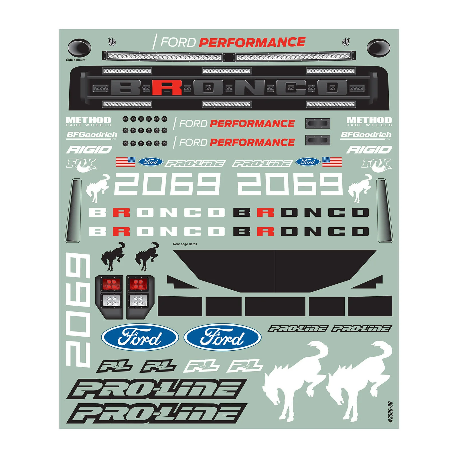 Proline Carrosserie Ford Bronco R Short Course 3586-00 - Image 8