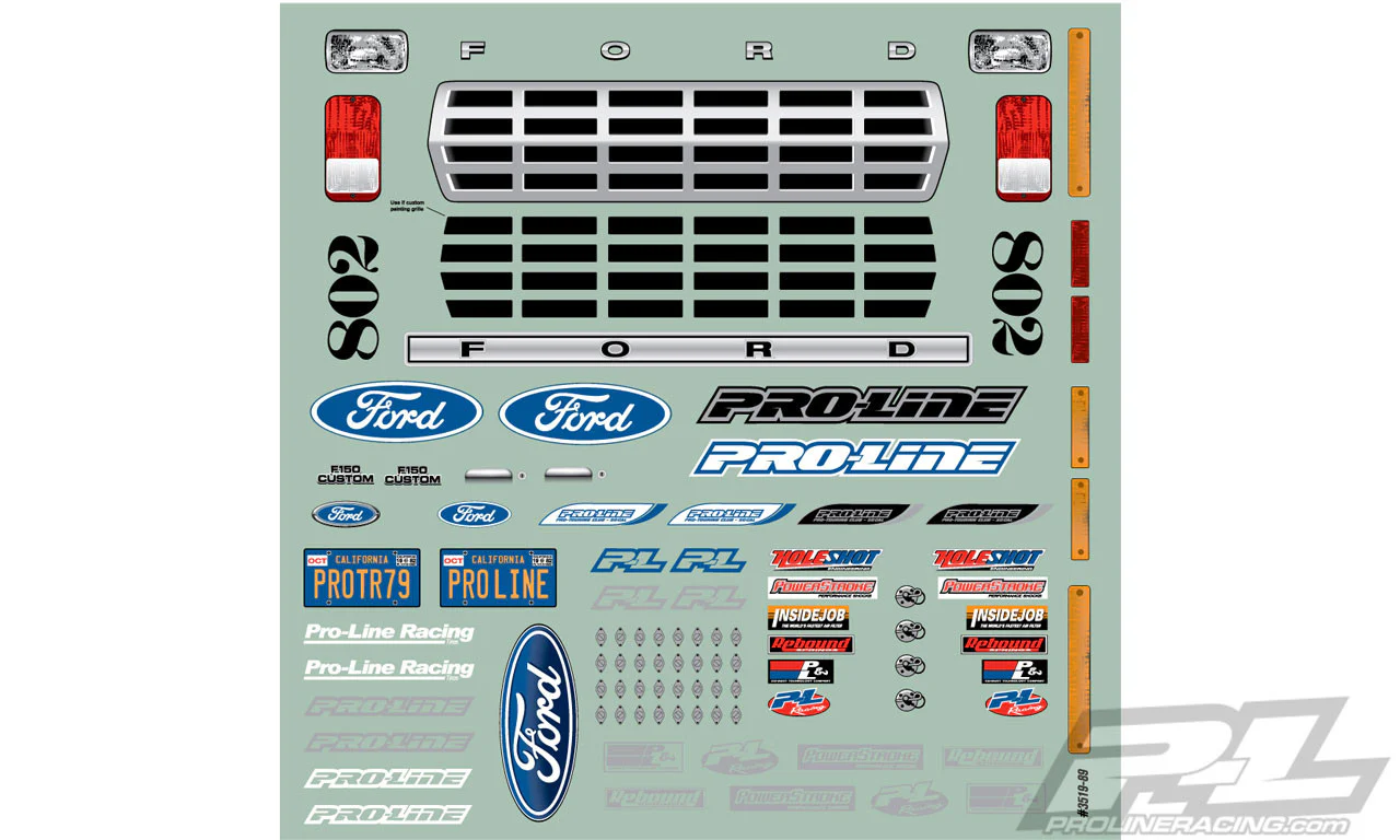 Proline Carrosserie Ford F-150 1979 Transparente Desert Truck 3519-00 - Image 5