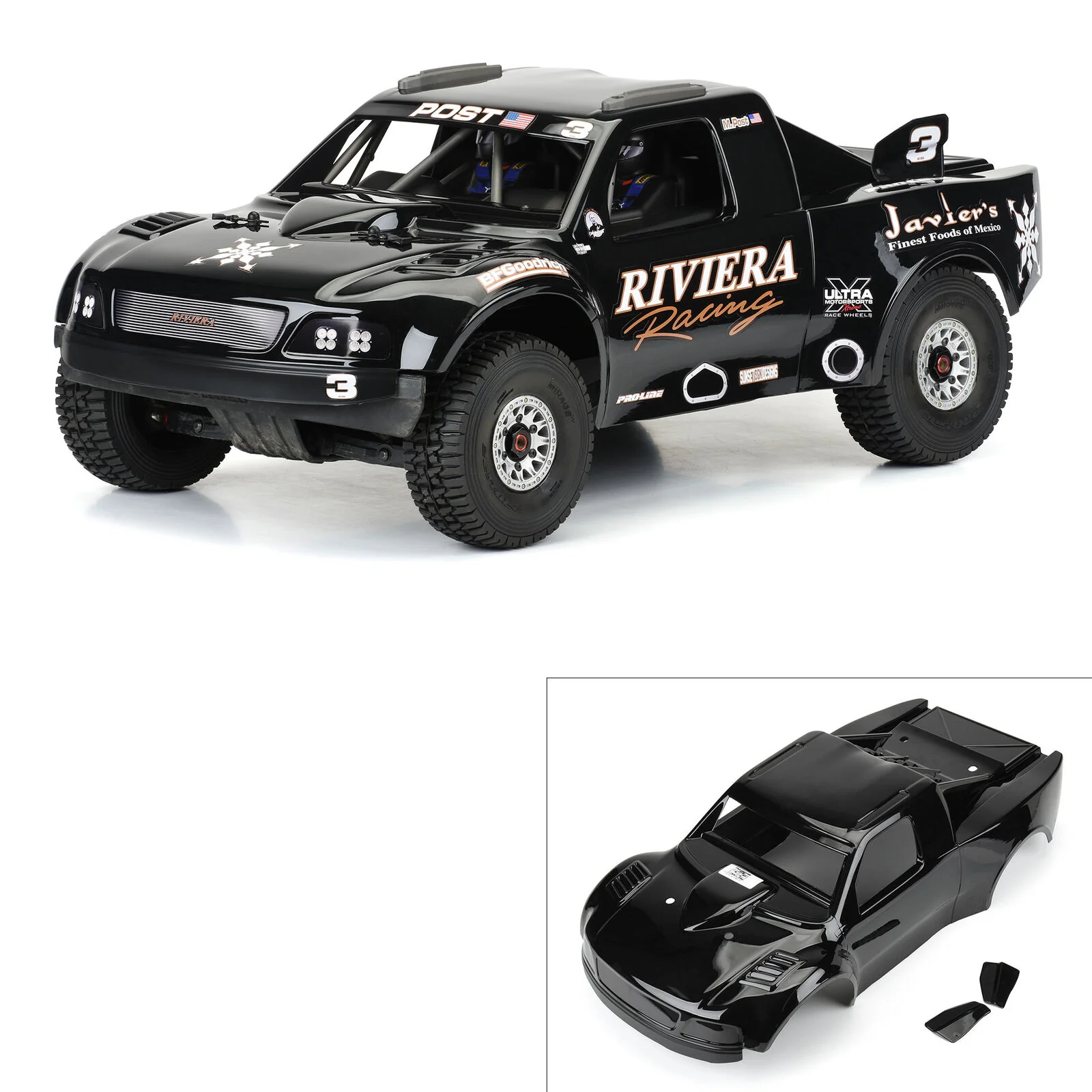 Proline Carrosserie Ford F-150 Trophy Truck Riviera Noir Mojave PRO361818 - Image 7