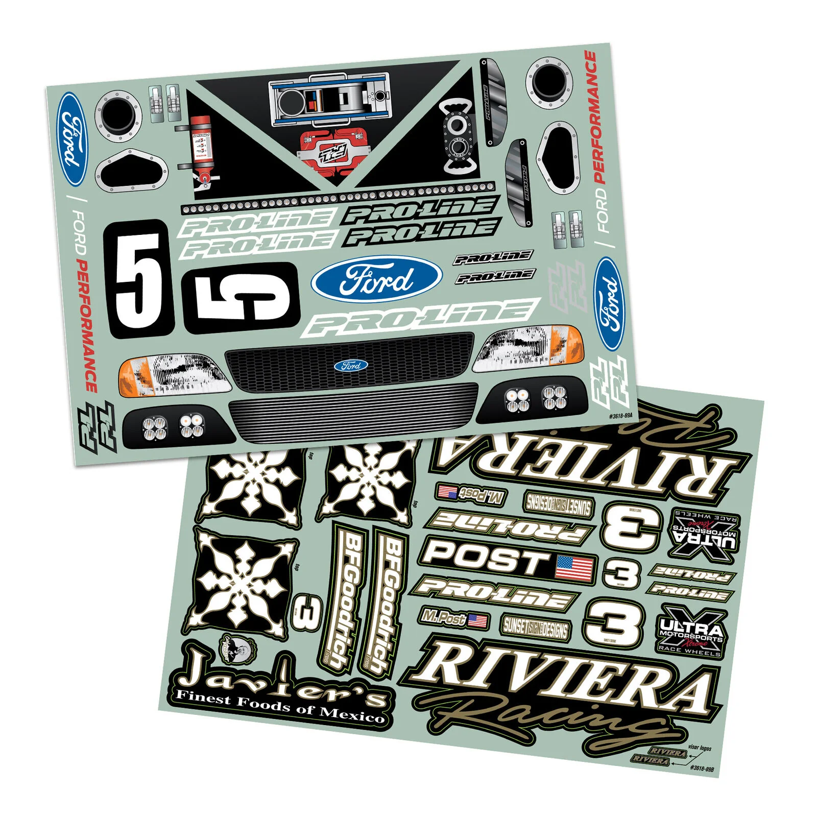 Proline Carrosserie Ford F-150 Trophy Truck Riviera Noir Mojave PRO361818 - Image 8