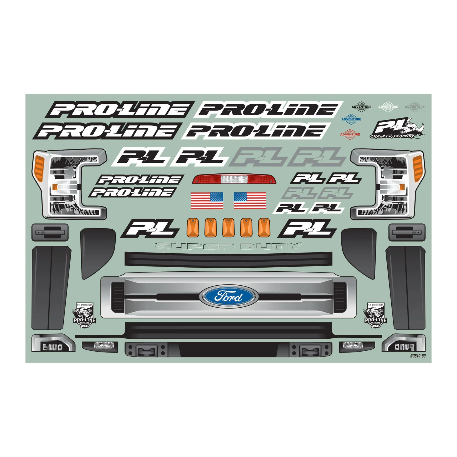 Proline Carrosserie Ford F-250 2017 Super Duty Cabine seule PRO361900 - Image 5