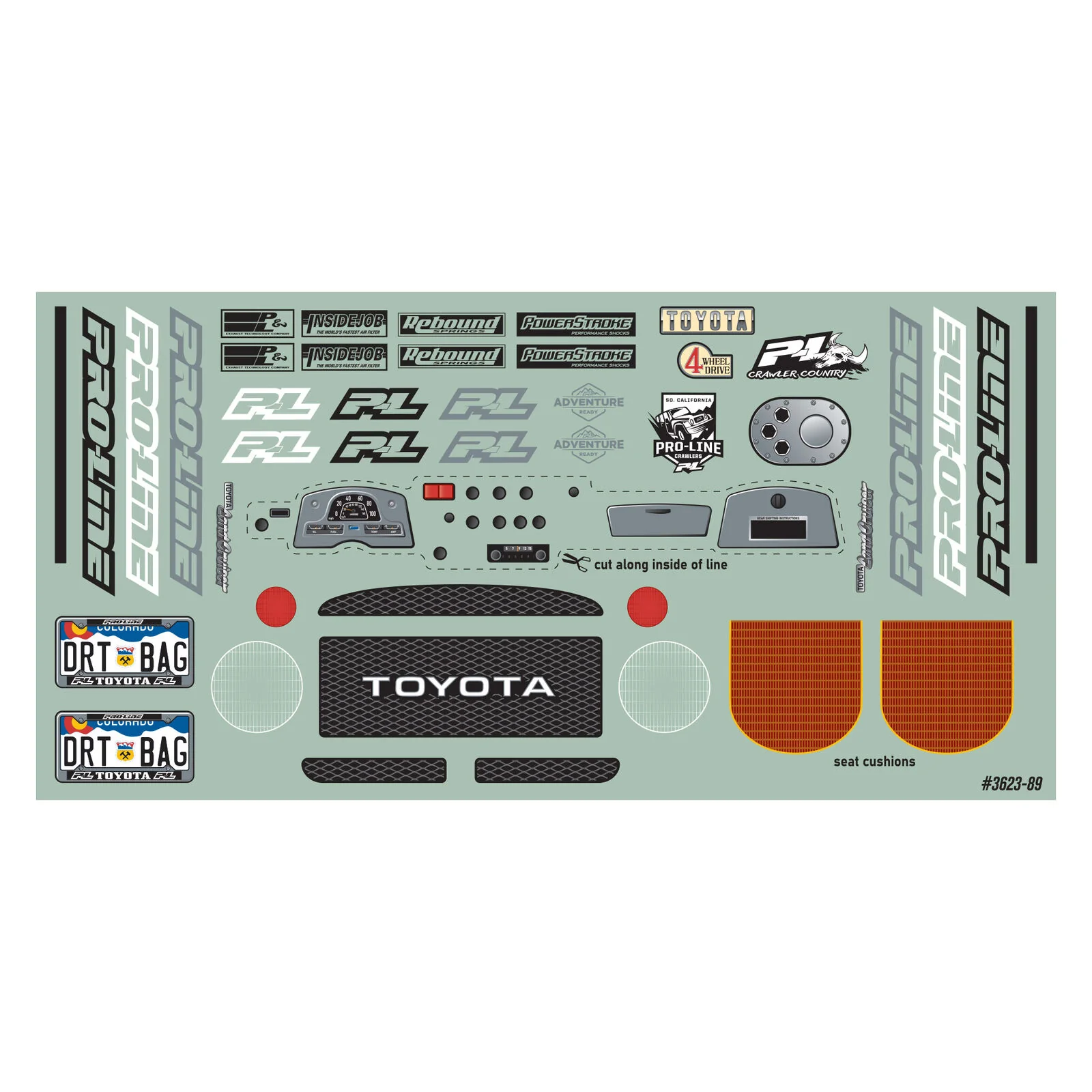 Proline Carrosserie Toyota Land Cruiser FJ40 1979 313mm Non Peinte PRO362300 - Image 5