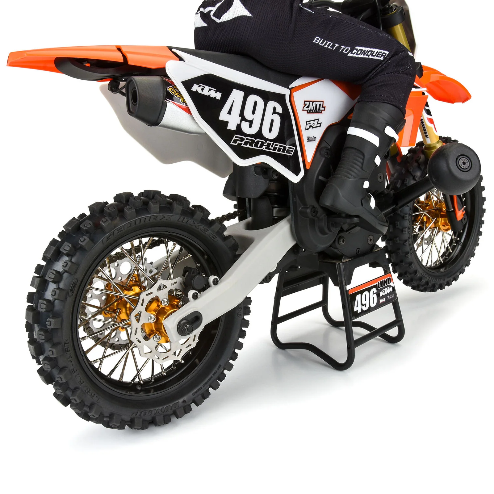 Proline Jante Arrière Alu V2 Noir avec Moyeu Or PROMOTO-MX PRO283700T3 - Image 4