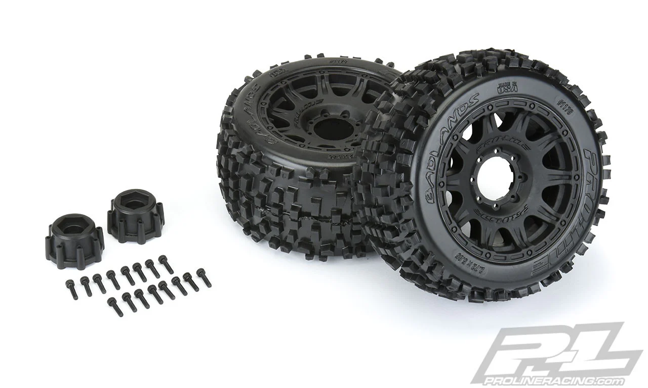 Proline Pneus Badlands 3.8 + Jantes Raid 8x32 (x2) 1178-10 - Image 3