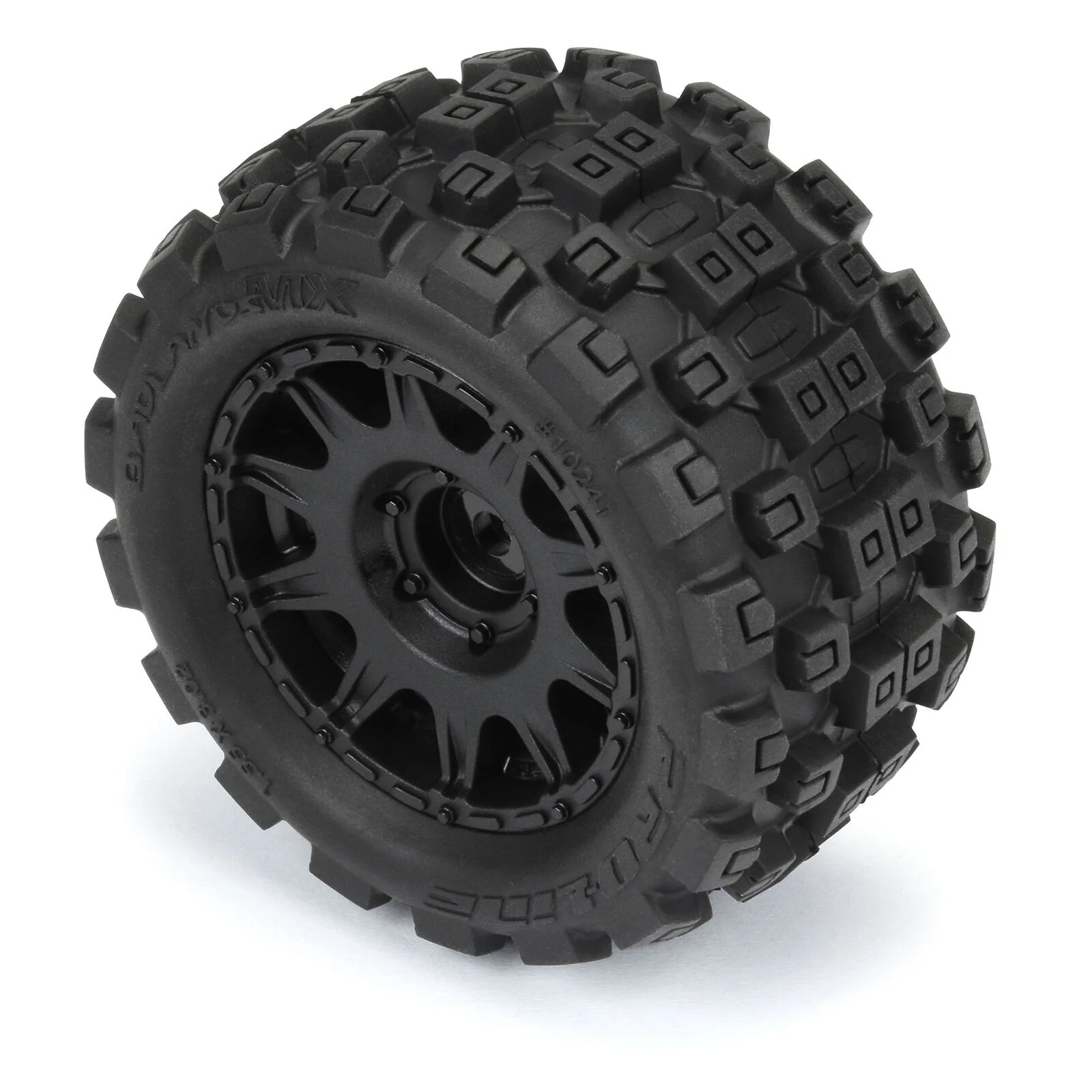 Proline Pneus  Badlands MX + Jantes Raid Noir 1.85" (x4) Granite Grom PRO1024110 - Image 3